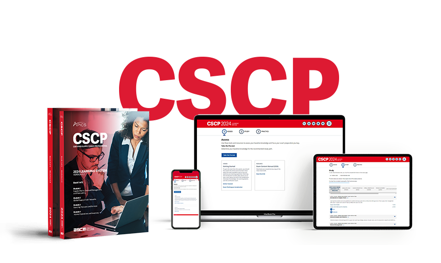 APICS CSCP Supply Chain Management Certification ASCM